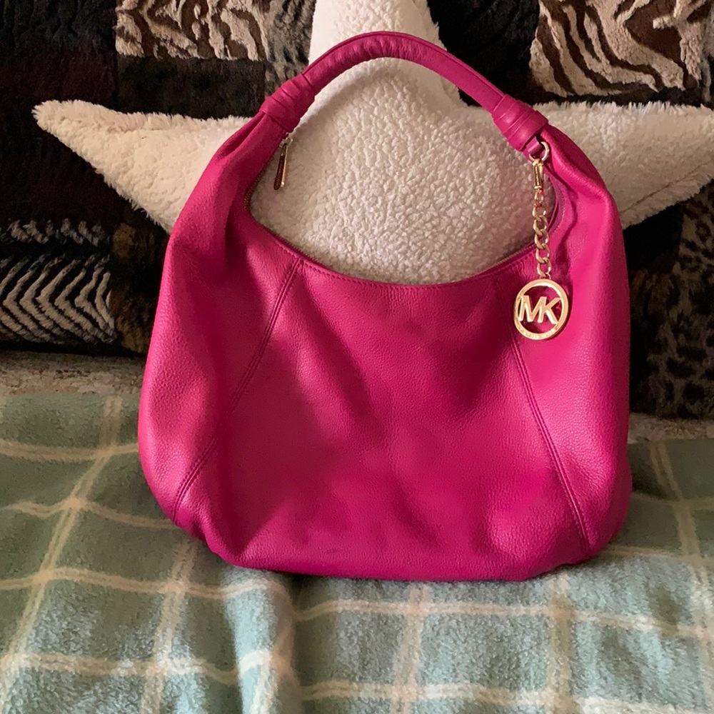 Michael Kors Rosy Fuchsia Hobo Bag